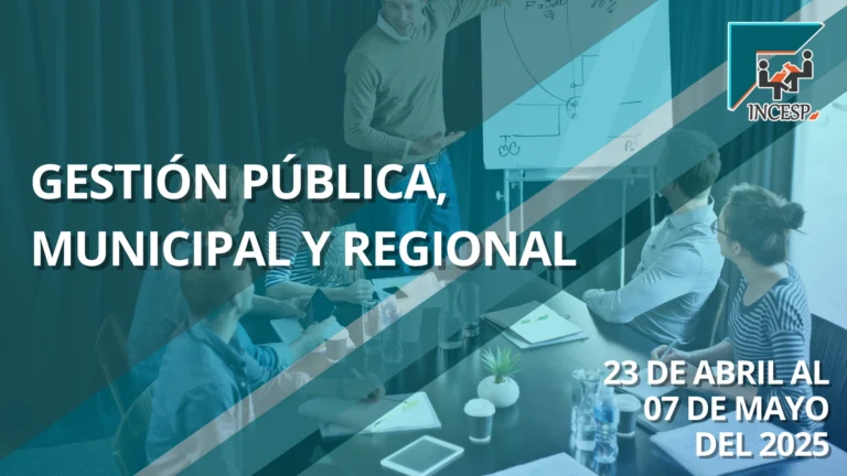 GESTIÓN PÚBLICA, MUNICIPAL Y REGIONAL