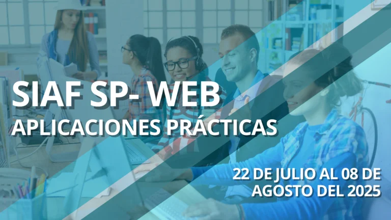SIAF SP-WEB 2025 APLICACIONES PRÁCTICAS
